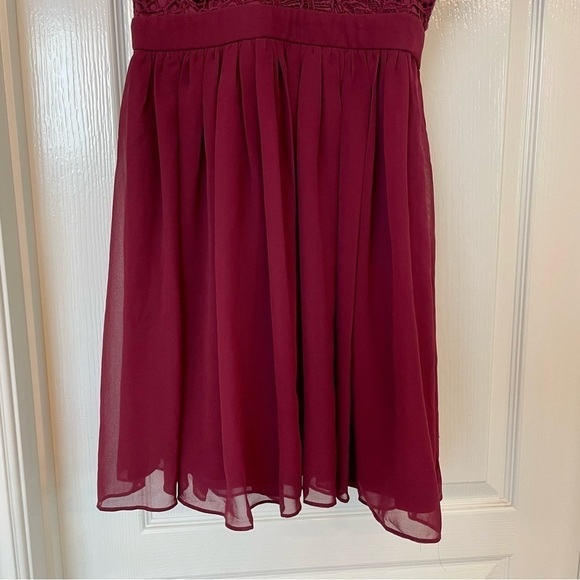 Lulus burgundy dress XS - Picture 5 of 5